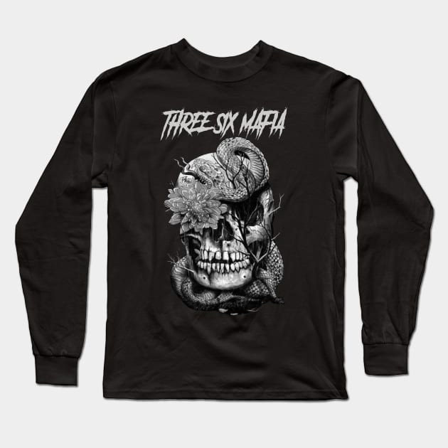 THREE 6 MAFIA RAPPER MUSIC Long Sleeve T-Shirt by jn.anime